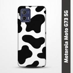 Pružný obal na Motorola Moto G73 5G s motivem Cow