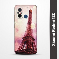 Pružný obal na Xiaomi Redmi 12C s motivem Paris