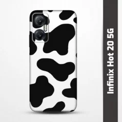 Pružný obal na Infinix Hot 20 5G s motivem Cow