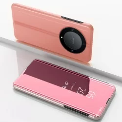 Zrcadlové pouzdro na Honor Magic5 Lite 5G-Růžový lesk