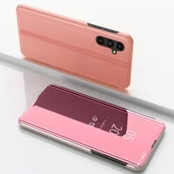 Zrcadlové pouzdro na Samsung Galaxy A34 5G-Růžový lesk