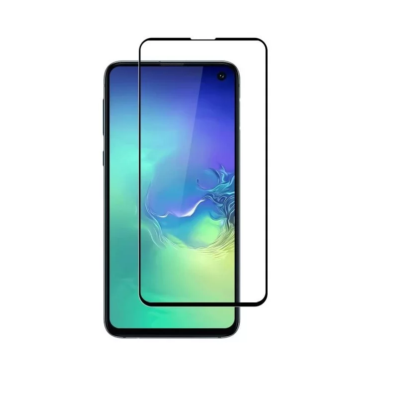 Tvrzené ochranné sklo s černými okraji na mobil Samsung Galaxy S10e