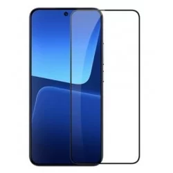 Tvrzené ochranné sklo s černými okraji na mobil Xiaomi 13