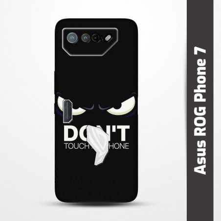 Pružný obal na Asus ROG Phone 7 s motivem Nešahej