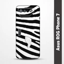 Pružný obal na Asus ROG Phone 7 s motivem Zebra