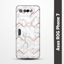 Obal na Asus ROG Phone 7 s potiskem-Bílý mramor