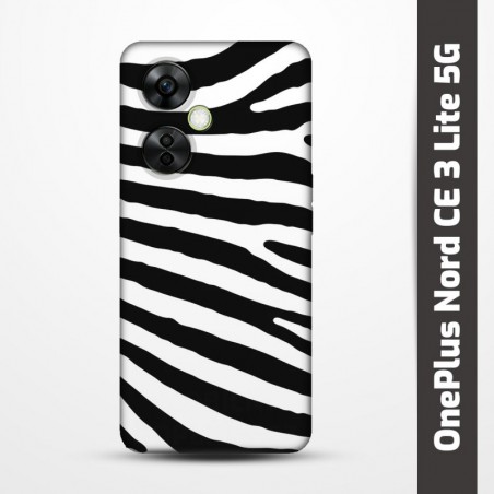 Pružný obal na OnePlus Nord CE 3 Lite 5G s motivem Zebra