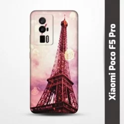 Pružný obal na Xiaomi Poco F5 Pro s motivem Paris