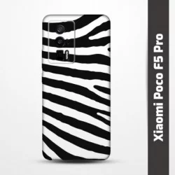 Pružný obal na Xiaomi Poco F5 Pro s motivem Zebra