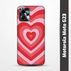 Obal na Motorola Moto G23 s potiskem-Srdce