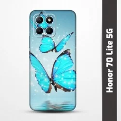 Pružný obal na Honor 70 Lite 5G s motivem Motýli