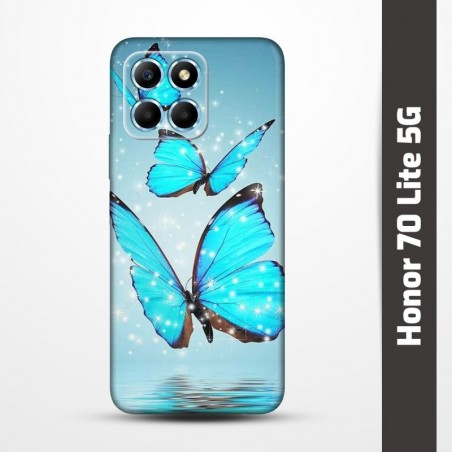 Pružný obal na Honor 70 Lite 5G s motivem Motýli