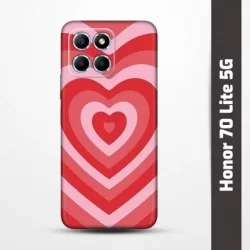 Pružný obal na Honor 70 Lite 5G s motivem Srdce