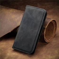 Knížkové pouzdro na T Phone 5G [PU kůže]-Černá