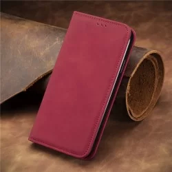 Knížkové pouzdro na T Phone 5G [PU kůže]-Červená