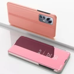 Zrcadlové pouzdro na Xiaomi Redmi Note 12s-Růžový lesk