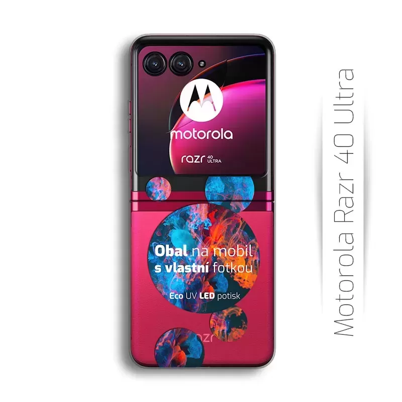 Vlastní obal na Motorola Razr 40 Ultra | PU obal s vlastní fotkou