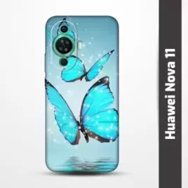 Pružný obal na Huawei Nova 11 s motivem Motýli