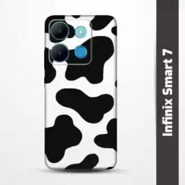 Pružný obal na Infinix Smart 7 s motivem Cow