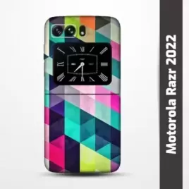 Pružný obal na Motorola Razr 2022 s motivem Colormix