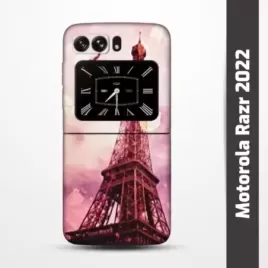 Obal na Motorola Razr 2022 s potiskem-Paris
