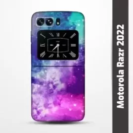 Pružný obal na Motorola Razr 2022 s motivem Vesmír