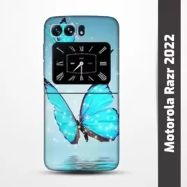 Pružný obal na Motorola Razr 2022 s motivem Motýli