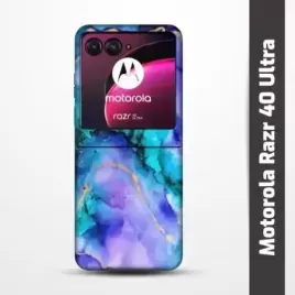 Pružný obal na Motorola Razr 40 Ultra s motivem Marble