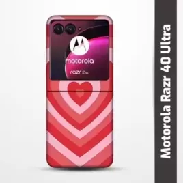 Pružný obal na Motorola Razr 40 Ultra s motivem Srdce
