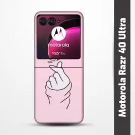 Pružný obal na Motorola Razr 40 Ultra s motivem Lusknutí