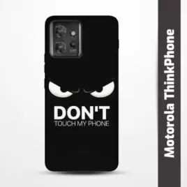 Pružný obal na Motorola ThinkPhone s motivem Nešahej