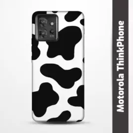 Pružný obal na Motorola ThinkPhone s motivem Cow