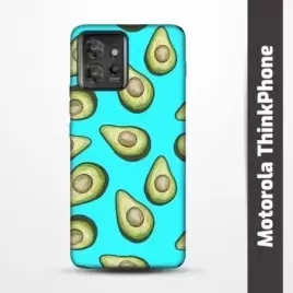 Pružný obal na Motorola ThinkPhone s motivem Avokádo