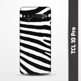 Pružný obal na TCL 10 Pro s motivem Zebra
