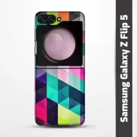 Pružný obal na Samsung Galaxy Z Flip 5 s motivem Colormix