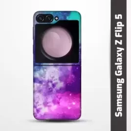 Pružný obal na Samsung Galaxy Z Flip 5 s motivem Vesmír