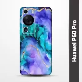 Pružný obal na Huawei P60 Pro s motivem Marble
