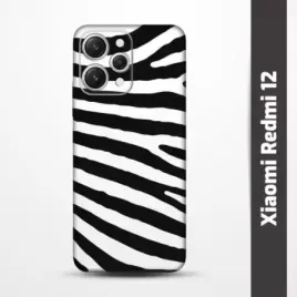 Pružný obal na Xiaomi Redmi 12 s motivem Zebra