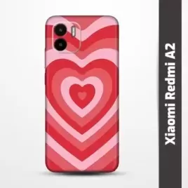 Pružný obal na Xiaomi Redmi A2 s motivem Srdce