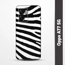 Pružný obal na Oppo A77 5G s motivem Zebra