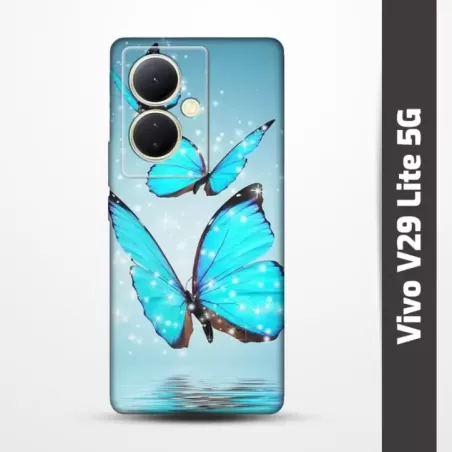 Pružný obal na Vivo V29 Lite 5G s motivem Motýli