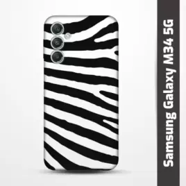 Pružný obal na Samsung Galaxy M34 5G s motivem Zebra