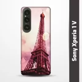 Pružný obal na Sony Xperia 1 V s motivem Paris