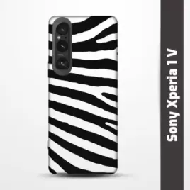 Pružný obal na Sony Xperia 1 V s motivem Zebra
