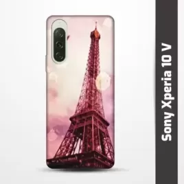 Pružný obal na Sony Xperia 10 V s motivem Paris