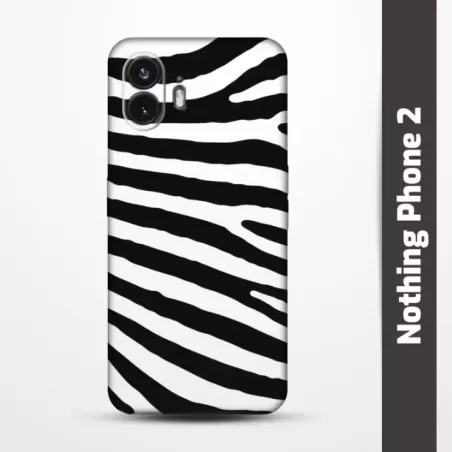 Obal na Nothing Phone 2 s potiskem-Zebra