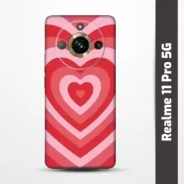 Pružný obal na Realme 11 Pro 5G s motivem Srdce