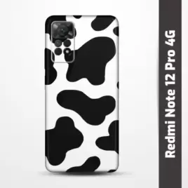 Pružný obal na Redmi Note 12 Pro 4G s motivem Cow