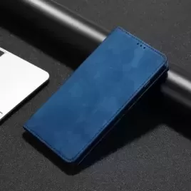 Kožené pouzdro na Samsung Galaxy A21s v barvě Modrá