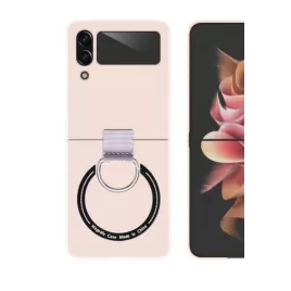 Magnetický tvrdý obal na Samsung Galaxy Z Flip 4 | Luxury case-Růžová